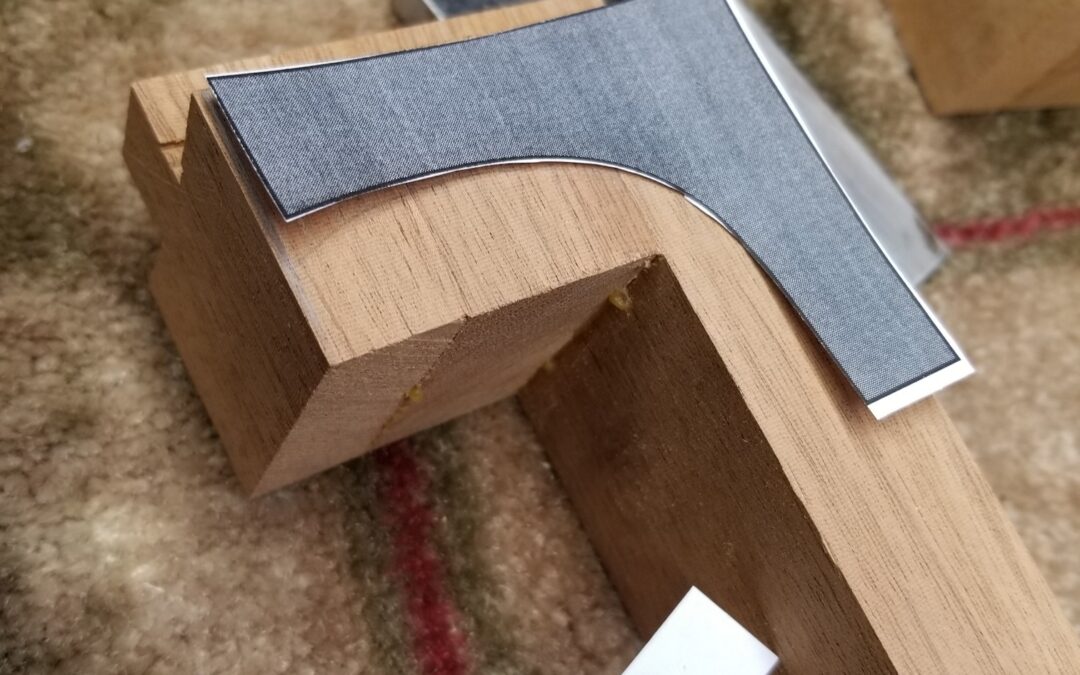 Heel carving.